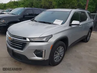 2022 Chevrolet Traverse LT Cloth with VIN 1GNERGKW8NJ160805, listed as a IAAI auction lot 42014573 with 77,809 mi miles. Bid and sale history available at carsss.com. Image 2.