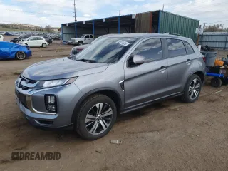 2020 Mitsubishi Outlander Sport ES 2.0 with VIN JA4AR3AU0LU020592, listed as a Copart auction lot 52525025 with 91,014 mi miles and Salvage Title. Bid and sale history available at carsss.com. Image 1.