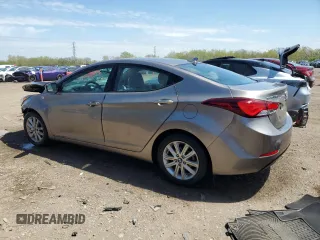 2015 Hyundai Elantra SE z VIN 5NPDH4AE2FH573974, wystawiony jako Copart lot #55944695 z przebiegiem Nie podano mil oraz Szkoda całkowita • Salvage title. Historia ofert i sprzedaży dostępna na DreamBid. Obrazek 2.