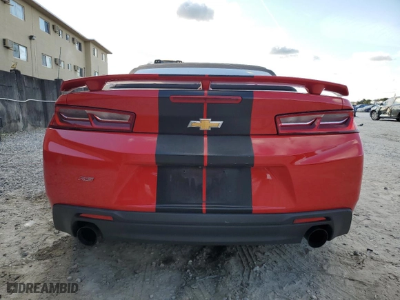 2018 Chevrolet Camaro 1LT with VIN 1G1FB3DXXJ0106642, listed as a Copart auction lot 43841085 with 66,467 mi miles and Salvage Title. Bid and sale history available at carsss.com. Image 6.