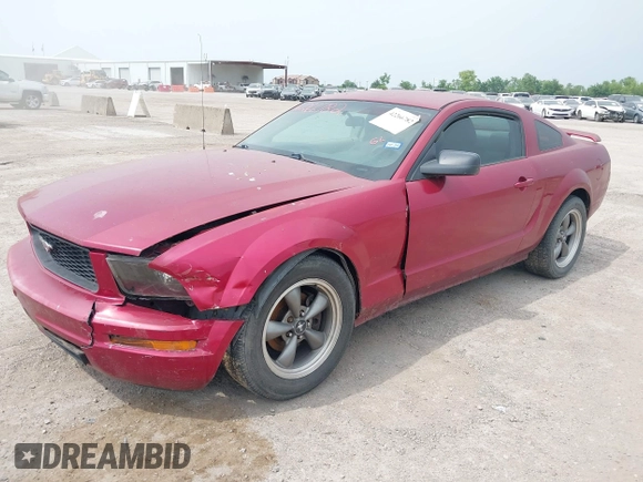 2005 Ford Mustang Deluxe with VIN 1ZVFT80N755228032, listed as a IAAI auction lot 42266782 with 256,895 mi miles and . Bid and sale history available at DreamBid. Image 2.