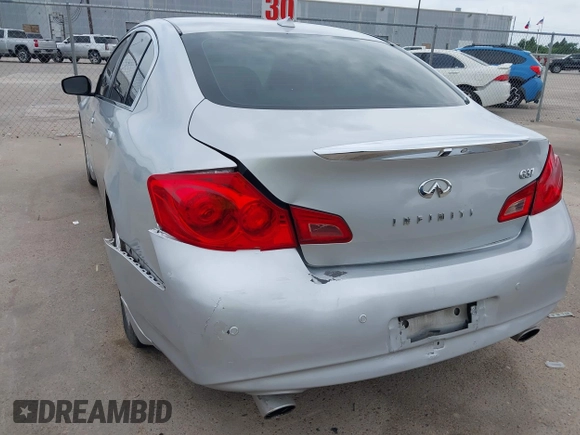 2013 Infiniti G37 Journey with VIN JN1CV6AP6DM300060, listed as a IAAI auction lot 42293117 with 82,496 mi miles and . Bid and sale history available at DreamBid. Image 6.