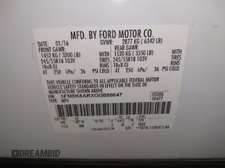 2016 Ford Police Interceptor Utility z VIN 1FM5K8ARXGGB88647, wystawiony jako IAAI lot #42167008 z przebiegiem 140 044 mil mil oraz . Historia ofert i sprzedaży dostępna na DreamBid. Obrazek 9.