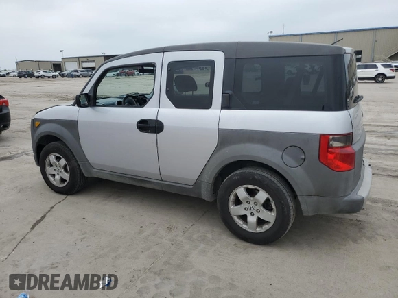 2003 Honda Element EX with VIN 5J6YH28573L041018, listed as a Copart auction lot 51366375 with Not provided miles and Salvage title. Bid and sale history available at DreamBid. Image 2.