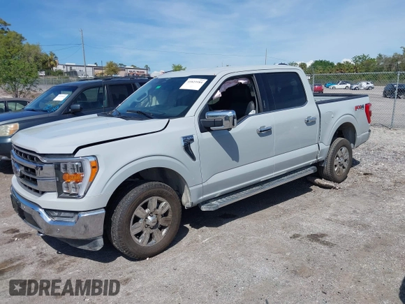 2023 Ford F-150 XL with VIN 1FTFW1E80PFB58830, listed as a IAAI auction lot 41823584 with 35,536 mi miles. Bid and sale history available at carsss.com. Image 17.