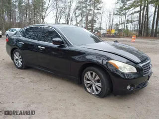 2011 Infiniti M37 with VIN JN1BY1AR4BM374744, listed as a IAAI auction lot 41502845 with 206,738 mi miles. Bid and sale history available at carsss.com. Image 1.