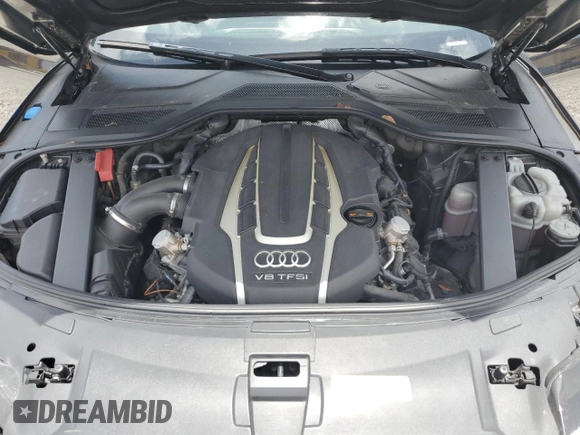 2013 Audi A8 4.0L with VIN WAUA2AFD3DN026967, listed as a Copart auction lot 60800425 with 87,836 mi miles and Salvage title. Bid and sale history available at DreamBid. Image 11.