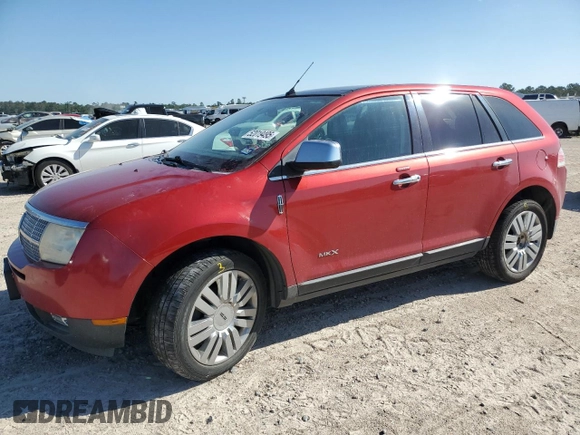 2010 Lincoln MKX with VIN 2LMDJ8JC9ABJ21194, listed as a Copart auction lot 52019495 with 0 mi miles and Salvage Title. Bid and sale history available at carsss.com. Image 1.