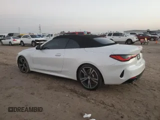 2024 BMW 4 Series 430i with VIN WBA23AT04RCP28351, listed as a Copart auction lot 83340604 with Not provided miles and Salvage title. Bid and sale history available at DreamBid. Image 2.