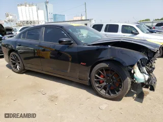 2012 Dodge Charger SRT8 with VIN 2C3CDXEJ1CH117313, listed as a Copart auction lot 74569364 with 120,344 mi miles and Salvage Title. Bid and sale history available at carsss.com. Image 4.