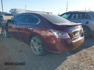 2013 Nissan Maxima S with VIN 1N4AA5AP7DC807233, listed as a IAAI auction lot 41760607 with 163,599 mi miles and . Bid and sale history available at DreamBid. Image 3.