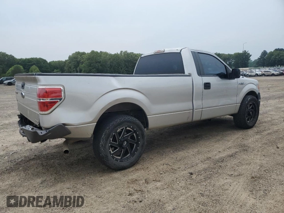 2014 Ford F-150 XL with VIN 1FTMF1CM9EKF29947, listed as a Copart auction lot 57412785 with 250,470 mi miles and Salvage title. Bid and sale history available at DreamBid. Image 3.