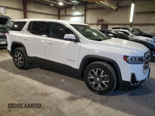 2021 GMC Acadia SLE with VIN 1GKKNKLA2MZ180842, listed as a Copart auction lot 46275615 with 26,701 mi miles and Salvage Title. Bid and sale history available at DreamBid. Image 4.