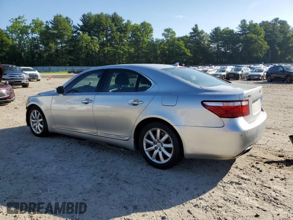 2009 Lexus LS 460 z VIN JTHCL46F595002221, wystawiony jako Copart lot #60253945 z przebiegiem Nie podano mil oraz Czysty tytuł • Clean title. Historia ofert i sprzedaży dostępna na DreamBid. Obrazek 2.