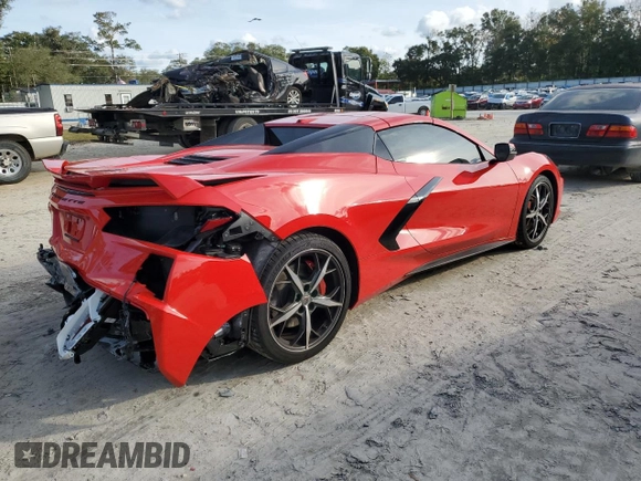 2021 Chevrolet Corvette 3LT with VIN 1G1YC3D49M5122768, listed as a Copart auction lot 79731353 with 5,666 mi miles. Bid and sale history available at carsss.com. Image 3.