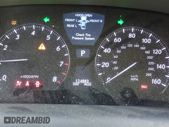 2008 Lexus LS 460 L z VIN JTHGL46F885026836, wystawiony jako IAAI lot #41881113 z przebiegiem 124 883 mil mil oraz . Historia ofert i sprzedaży dostępna na DreamBid. Obrazek 7.