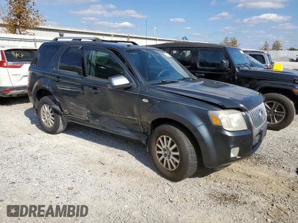 2008 Mercury Mariner Premier with VIN 4M2CU971X8KJ08267, listed as a Copart auction lot 76692304 with 252,481 mi miles and Salvage Title. Bid and sale history available at carsss.com. Image 4.