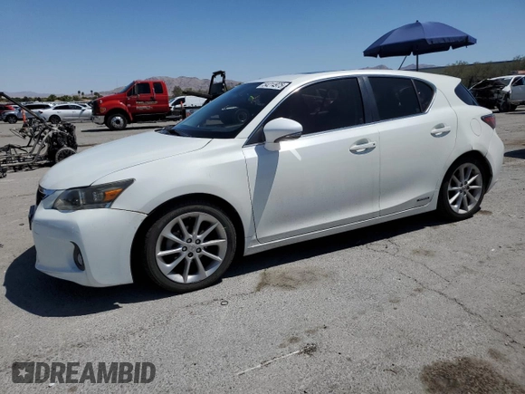 2013 Lexus CT 200h with VIN JTHKD5BH5D2147694, listed as a Copart auction lot 54214975 with 101,550 mi miles and Salvage title. Bid and sale history available at DreamBid. Image 1.