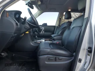 2019 Nissan Armada SV with VIN JN8AY2NC1K9585637, listed as a Copart auction lot 81100094 with 76,843 mi miles and Salvage Title. Bid and sale history available at carsss.com. Image 7.