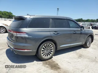 2020 Lincoln Aviator Reserve with VIN 5LM5J7WC1LGL17402, listed as a Copart auction lot 57256665 with Not provided miles and Salvage title. Bid and sale history available at DreamBid. Image 3.