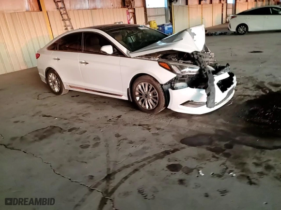 2015 Hyundai Sonata 2.4L Limited with VIN 5NPE34AFXFH178517, listed as a Copart auction lot 41923475 with 0 mi miles and Salvage Title. Bid and sale history available at carsss.com. Image 10.