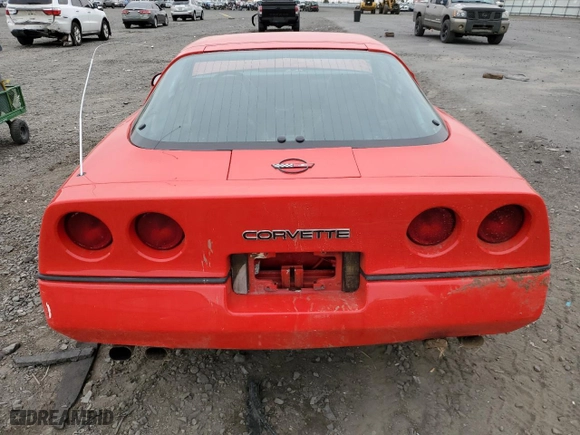 1985 Chevrolet Corvette with VIN 1G1YY0787F5112113, listed as a Copart auction lot 76953684 with 140,063 mi miles and Salvage Title. Bid and sale history available at carsss.com. Image 6.