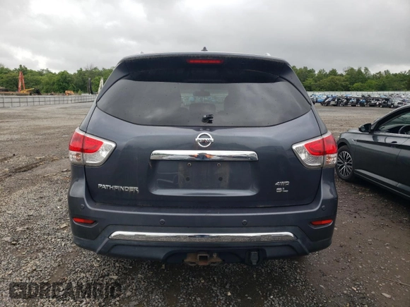 2014 Nissan Pathfinder Platinum with VIN 5N1AR2MM9EC658016, listed as a Copart auction lot 57813665 with 130,304 mi miles and Salvage title. Bid and sale history available at DreamBid. Image 6.