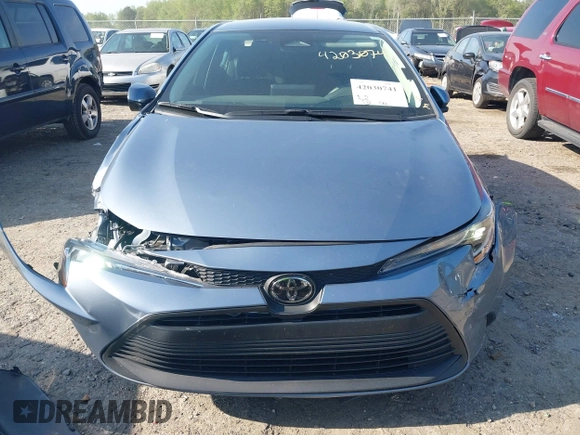 2024 Toyota Corolla LE with VIN 5YFB4MDE9RP101616, listed as a IAAI auction lot 42030741 with 27,141 mi miles and . Bid and sale history available at DreamBid. Image 13.