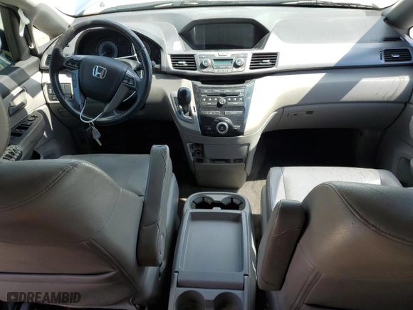 2013 Honda Odyssey EX-L with VIN 5FNRL5H68DB077159, listed as a Copart auction lot 46659105 with 0 mi miles and Salvage Title. Bid and sale history available at carsss.com. Image 8.