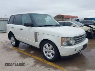2005 Land Rover Range Rover HSE with VIN SALME11425A188699, listed as a IAAI auction lot 41192698 with 161,020 mi miles and . Bid and sale history available at DreamBid. Image 1.