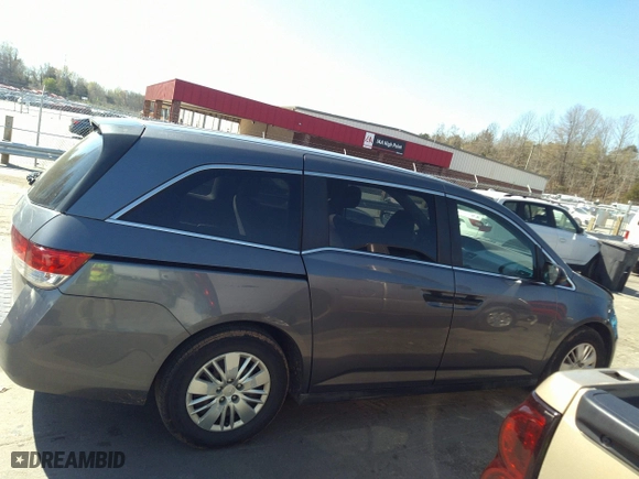 2014 Honda Odyssey LX with VIN 5FNRL5H24EB025817, listed as a IAAI auction lot 41904759 with 161,523 mi miles. Bid and sale history available at carsss.com. Image 13.