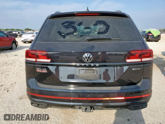 2023 Volkswagen Atlas SEL R-Line Black с VIN 1V2SR2CA4PC538657, выставлен на аукционе Copart как лот 60351125 с пробегом Не указан миль и Списание • Salvage title. История ставок и продаж доступна на DreamBid. Изображение 6.