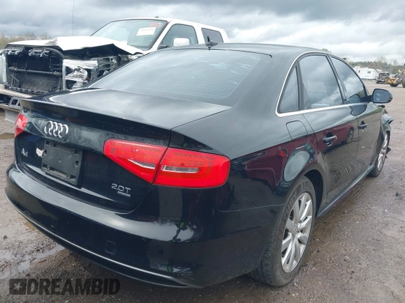 2015 Audi A4 Premium with VIN WAUBFAFL4FA058837, listed as a IAAI auction lot 41907805 with 135,804 mi miles. Bid and sale history available at carsss.com. Image 16.
