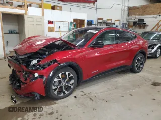 2022 Ford Mustang Mach-E Premium z VIN 3FMTK3SUXNMA56049, wystawiony jako Copart lot #55595135 z przebiegiem Nie podano mil oraz Szkoda całkowita • Salvage title. Historia ofert i sprzedaży dostępna na DreamBid. Obrazek 1.