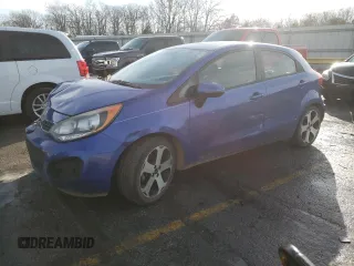 2012 Kia Rio EX with VIN KNADN5A31C6081257, listed as a Copart auction lot 49154754 with 126,304 mi miles and Non Repairable. Bid and sale history available at carsss.com. Image 1.