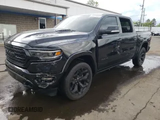 2021 Ram 1500 Limited with VIN 1C6RREHM9MN609198, listed as a Copart auction lot 59219925 with 61,656 mi miles and Salvage title. Bid and sale history available at DreamBid. Image 1.
