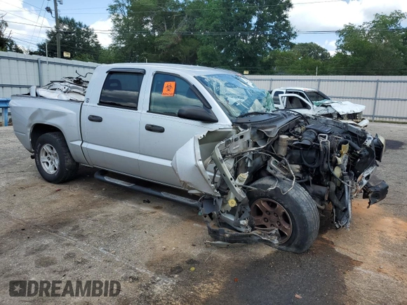 2005 Dodge Dakota SLT with VIN 1D7HE48K15S133160, listed as a Copart auction lot 70200384 with 233,215 mi miles and Salvage Title. Bid and sale history available at DreamBid. Image 4.