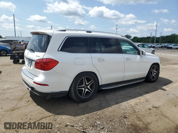 2014 Mercedes-Benz GL 450 with VIN 4JGDF7CE6EA280570, listed as a Copart auction lot 60509805 with 187,640 mi miles and Clean title. Bid and sale history available at DreamBid. Image 3.