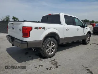 2019 Ford F-150 XL with VIN 1FTEW1E51KFB58751, listed as a Copart auction lot 50058755 with 102,411 mi miles and Salvage Title. Bid and sale history available at carsss.com. Image 3.