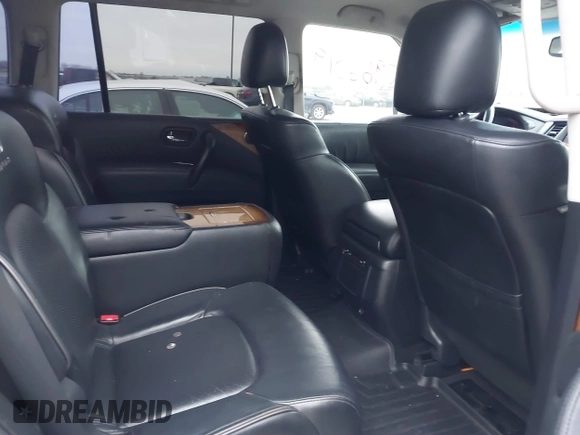 2011 Infiniti QX56 7-passenger with VIN JN8AZ2NF9B9501104, listed as a IAAI auction lot 40966019 with 167,227 mi miles and . Bid and sale history available at DreamBid. Image 8.