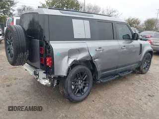 2024 Land Rover Defender with VIN SALEJEEU9R2312923, listed as a IAAI auction lot 41548930 with 104,449 mi miles and . Bid and sale history available at DreamBid. Image 4.