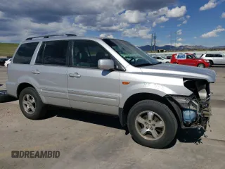 2007 Honda Pilot EX-L with VIN 5FNYF18557B013183, listed as a Copart auction lot 54945045 with 183,188 mi miles and Salvage Title. Bid and sale history available at DreamBid. Image 4.
