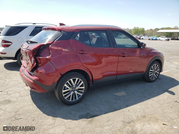 2023 Nissan Kicks SV with VIN 3N1CP5CV9PL553520, listed as a Copart auction lot 50729605 with 19,064 mi miles and Salvage Title. Bid and sale history available at carsss.com. Image 3.