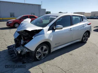 2019 Nissan LEAF SL Plus z VIN 1N4BZ1CP5KC309094, wystawiony jako Copart lot #55866395 z przebiegiem 48 997 mil mil oraz Szkoda całkowita • Salvage title. Historia ofert i sprzedaży dostępna na DreamBid. Obrazek 1.