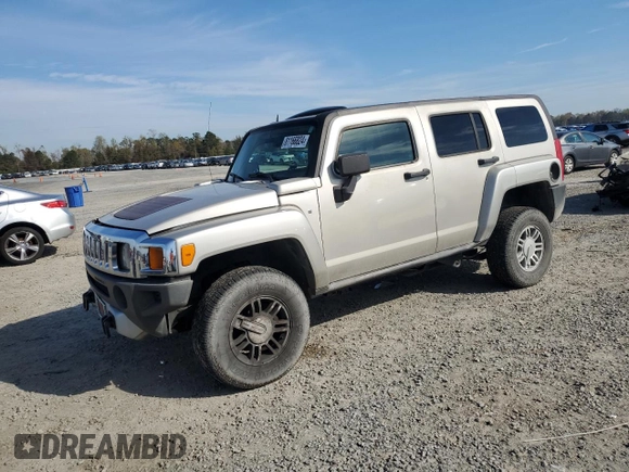 2008 Hummer H3 SUV Luxury with VIN 5GTEN13E288113149, listed as a Copart auction lot 81166824 with 195,040 mi miles and Salvage Title. Bid and sale history available at carsss.com. Image 1.