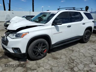 2020 Chevrolet Traverse Premier z VIN 1GNERKKW3LJ170965, wystawiony jako Copart lot #51482875 z przebiegiem 68 429 mil mil oraz Szkoda całkowita • Salvage title. Historia ofert i sprzedaży dostępna na DreamBid. Obrazek 1.
