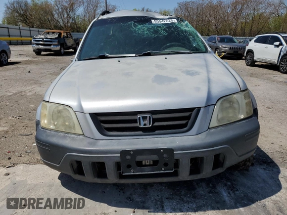 1998 Honda CR-V EX with VIN JHLRD1860WC042074, listed as a Copart auction lot 50542635 with 319,897 mi miles and Salvage Title. Bid and sale history available at carsss.com. Image 5.