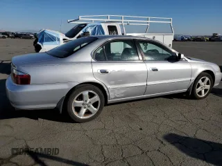 2002 Acura TL Type S w/Navigation with VIN 19UUA56982A035837, listed as a Copart auction lot 79506194 with 201,706 mi miles and Salvage Title. Bid and sale history available at carsss.com. Image 3.