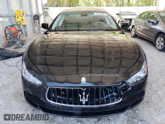 2015 Maserati Ghibli with VIN ZAM57XSA8F1129778, listed as a Copart auction lot 49164064 with 45,422 mi miles. Bid and sale history available at carsss.com. Image 5.