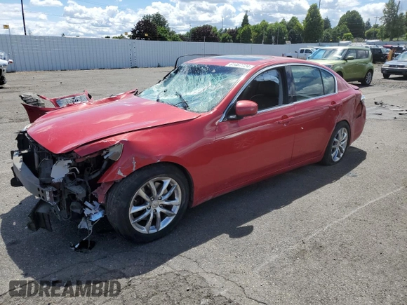 2008 Infiniti G35 x with VIN JNKBV61F88M252453, listed as a Copart auction lot 61467724 with 167,241 mi miles and Salvage Title. Bid and sale history available at DreamBid. Image 1.